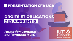 Présentation IUT1 CFA UGA - Maîtres d'Apprentissage