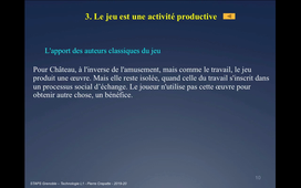 Jouer : la productivité et le jeu