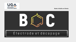 Electrode et décapage