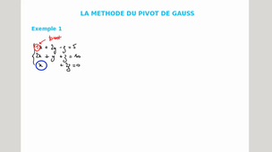 Systèmes linéaires - exemple 1