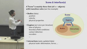 Yade, a C++/Python code for Numerical modeling of granular and multiphase systems