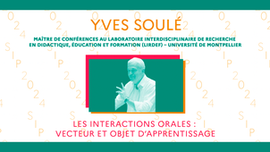 Conférence de Yves Soulé - SIP 2024 - Pôle Pégase