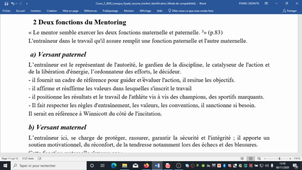 Relation Intervenant Pratiquant Approche Psychanalytique Expose ouvrage M. Leveque : Mentoring, violence de l'entraîneur