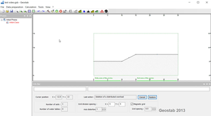 Considering an earthquake in GEOSTAB