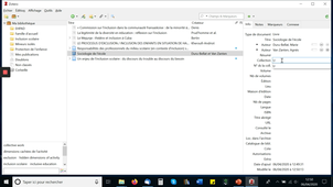 Zotero : alimenter manuellement sa bibliothèque : un livre