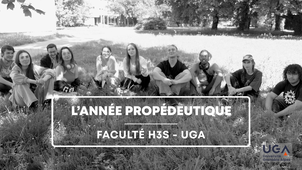 Présentation de l'année PROPEDEUTIQUE