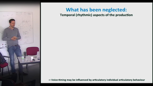 Speaker recognition based on voice timing