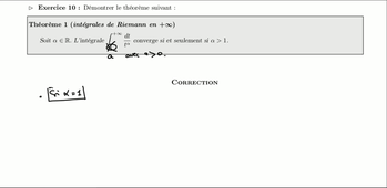 Chapitre 2 - Intégrales généralisées - Integrales de Riemann