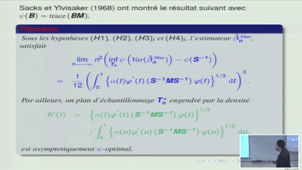 Plans d'expérience optimaux en regression appliquée à la pharmacocinétique