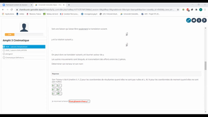 Réponse aux questions sur exercice liaisons