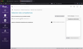 Smart Enseigno, navigation dans le referentiel de compétences mathématiques du cycle 2