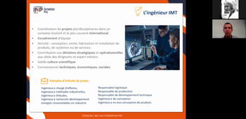 Webinaire Ingénieur en Management Technologique