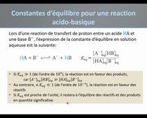 Force des acides et des bases - signification du pKa