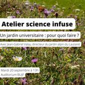 Atelier N°189 : Le jardin du Lautaret : un jardin universitaire pour quoi faire ?