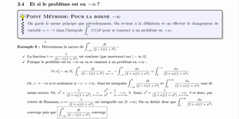 Chapitre 2 - Intégrales généralisées - Seq 6 - Extrait 2