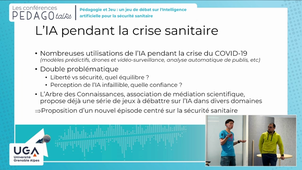 Pédagotalks - Pédagogie et Jeu : un jeu de débat sur l'intelligence artificielle pour la sécurité sanitaire