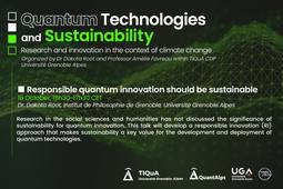 Quantum Technologies and Sustainability Seminar Series Ep.2