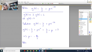 eq diff 1er ordre avec 2nd membre cst et condition initiale.mkv