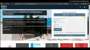 Tutoriel : Se connecter à eFormation